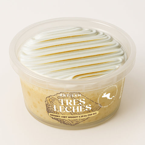 Sweet Carocas Tres Leches Dessert 5.29 Oz (150 g) / Serv. Size: 1 Piece / Plastic Cup Size: 3.74" x 1.97"